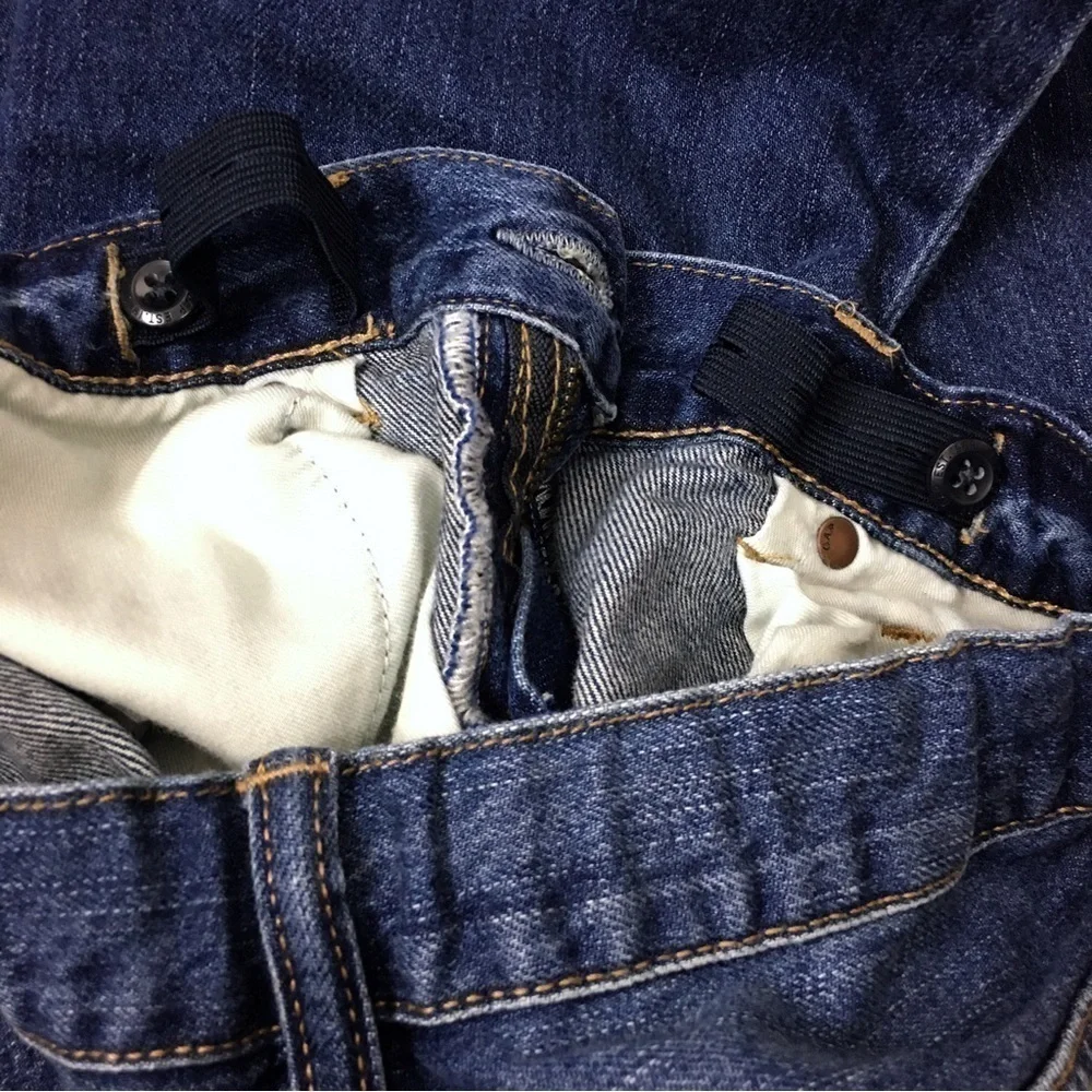 GAP Kids Jeans Original Straight Leg Distressed 100% Cotton Denim 14 Regular